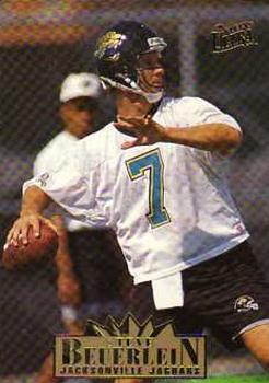 Steve Beuerlein Jacksonville Jaguars 1995 Ultra Fleer NFL #139